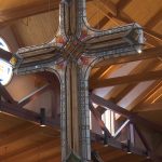 Suspended Glass Cross